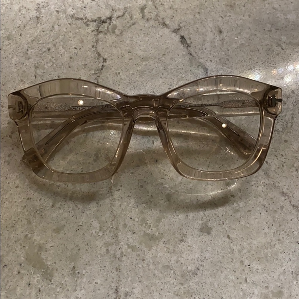🤓 TOM FORD “ GRETA” AUTHENTIC CLEAR GLASSES